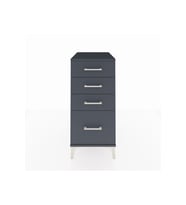 Kronos Komodin 4 Çekmeceli 44x59x96 Antrasit-Antrasit