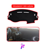 PEUGEOT 301 (2012+) Uzun Kasa Uyumlu Torpido Örtüsü Çatlama ve Isıya Karşı Tam Koruma T87