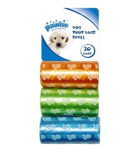 Pawise Köpek Pislik Toplama Torbası 20 Yaprak x 3 Rulo