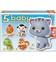 Educa Bebek Puzzle Baby Hayvanlar