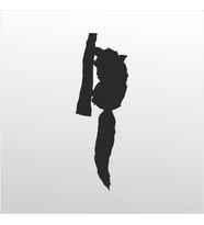 Folyo Sticker Rakun 80cm Uzunluk (Karışık)