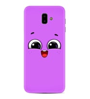 Samsung J6 Plus J7 Prime J7 Pro M20 Kılıf Desenli Silikon Purple Sweety 1717