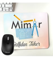Kişiye Özel Mimarlara İsme Özel Mousepad Hediyesi