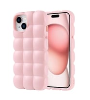 Apple iPhone 15 Kılıf Parlak Esnek Silikon Zore Dom Dom Kapak