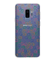 Samsung Galaxy S9 Plus Kapak Hello Kitty Tasarımlı Şeffaf Silikon Kılıf