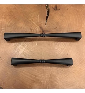 Linda Çekmece Kapak Kulpu Siyah (2 Adet) 224 MM