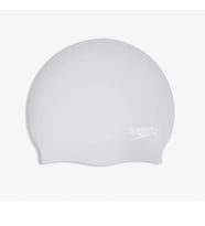 SPEEDO LONG HAIR CAP AU SILVER/WHITE (Gri)