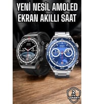 Akıllı Saat Yeni Nesil 2024 Model Metal Kordonlu Bluetooth Bağlantılı