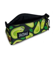 Jacbag Avokado Kız Çocuk Tek Bölmeli Üçgen Okul ve Ofis Kalem Kutusu (Çok Renkli)
