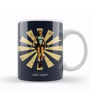 Lara Croft Retro Japanese Kupa Bardak Porselen