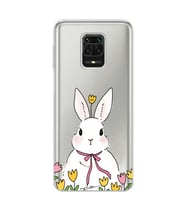 Redmi Note 9 Pro / 9s Uyumlu Tavşan Tasarımlı Şeffaf Telefon Kılıfı