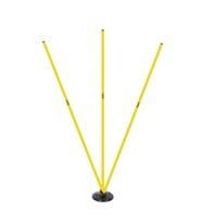 Scucs 1146 Kauçuk Takozlu 3lü Açılı Çubuk Sarı