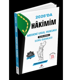 Hakimim Medeni Usul Hukuku Açıklamalı Soru Bankası 15. Baskı Dizgi Kitap