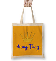 Young Thug Logo Bez Çanta Uzun Saplı