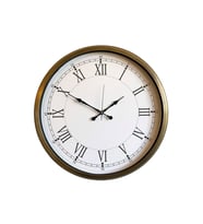 52 cm Eskitme Metal Retro Duvar Saati (Standart)
