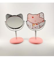 MORDİNO Kedi Çerçeveli 9x14 cm Mini Masa Aynası