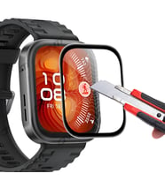 Huawei Watch Fit 4 PRO Full Ekran Nano Saat Koruyucu (Fit/Fit2/FİT3 Uyumlu Değil (Siyah)