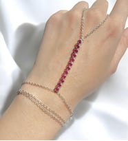 Taşlı Kadın Şahmeran Rodyum Kaplama