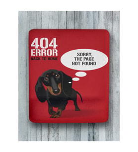 404 Error Bilek Destekli Mouse Pad
