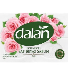 Dalan Geleneksel Saf Beyaz Sabun Gül 150x4=600 Gr