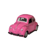 METAL ÇEK BIRAK PEMBE RENK MİNİ VOSVOS ARABA 8 CM HEDİYE KOLEKSİYON