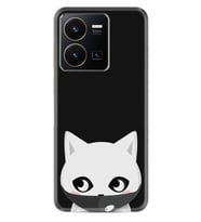 Vivo Y35 Kılıf Silikon Desen Özel Seri Pandemi Cat 1729