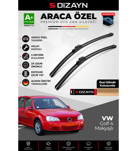 Drs Tuning Golf 4 Makyajlı Ön Cam Silecek Seti 2002-2004 Premium Araca Özel 53-48 Cm A+ Kalite