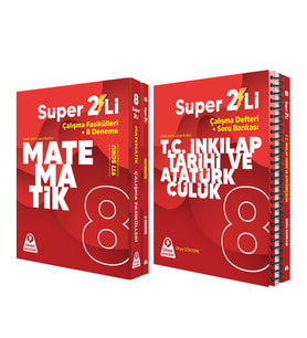 Örnek Akademi 8.Sınıf Süper İkili Matematik ve İnkılap Seti 2 Kitap