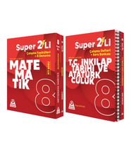 Örnek Akademi 8.Sınıf Süper İkili Matematik ve İnkılap Seti 2 Kitap
