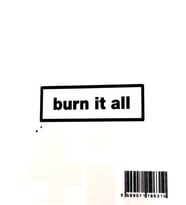 The Sticker Story Burn İt All Tss0565 Kişileştirme Stickerı - 2 adet