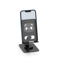Polosmart PSM145 Telefon Tablet Standı 360° Ayarlanabilir 1000g Taşıma Kapasiteli Siyah