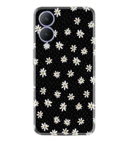 Vivo Y17S Kılıf Resimli Desenli Silikon Platinium Series Papatyalar 1866