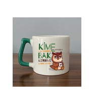 Kime Ne Yaptıysam Hakettiğinden Baskılı Yeşil Kulplu D Kupa