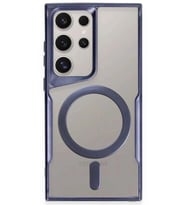 Galaxy S23 Ultra Kılıf Boyi Magsafe Silikon Kapak - Lacivert