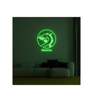 DRAGON Yazılı ve Şekilli Neon Tabela