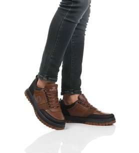 Ayakmod Siyah Bağcıklı Erkek Casual Ayakkabı 582 M (Taba)