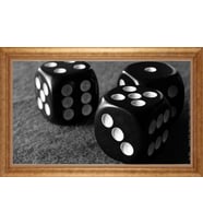 ALTIN ÇERÇEVELİ PASPARTULU TABLO CR695