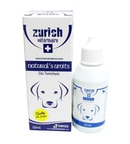 Zurich Veterinaire Köpek Göz Temizleme Solüsyonu 50Ml (Renksiz)