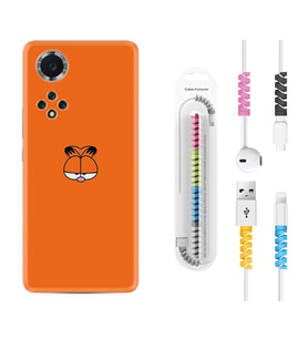 Huawei Nova Y70 Y90 Nova 9 SE  Kılıf Kablo Koruma Spiral Silikon Garfi 1733