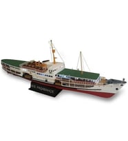 Türk Model 1/87 141 Paşabahçe Yolcu Vapuru, 86 cm. Ahşap Model Kiti