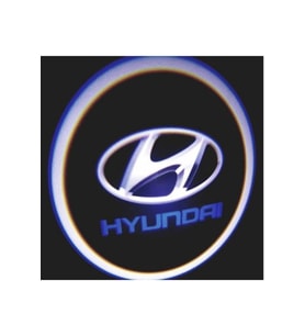 Hyundai Araçlar Için Pilli Yapıştırmalı Kapı Altı Led Logo
