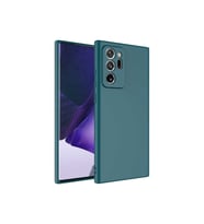 Samsung Galaxy Note 20 Ultra Uyumlu Kılıf Zore Mara Lansman Kapak (Koyu Yeşil)