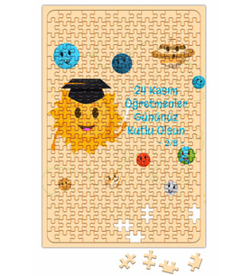 24 Kasım Özel Öğretmenler Günü Puzzle 240 Parça Yapboz