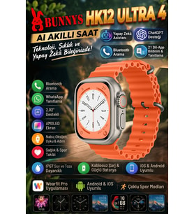 Black Shark Uyumlu Ultra 4 AI Akıllı Saat IP67 Su Geçirmez what sapp Sesli Mesaj Gönderme AMOLED Bluetooth Aramalı
