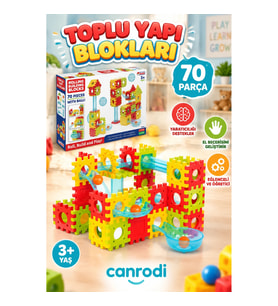 04044 Toplu Yapı Blokları 70 Parça -Fentoys