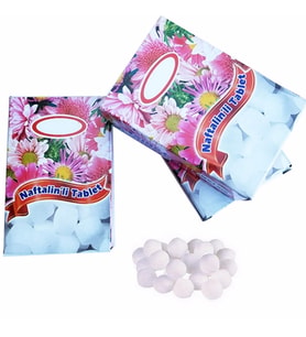 Naftalin Tablet 100 Gram  3 Paket Tablet Naftalin