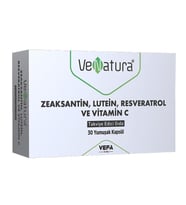 VeNatura Zeaksantin Lutein Resveratrol ve Vitamin C Takviye Edici Gıda 30 Yumuşak Kapsül