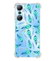 PrintiFy İnfinix Hot 20 Uyumlu Nazar Boncuğu 3 Baskılı Şeffaf Köşe Korumalı Antişok Kılıf