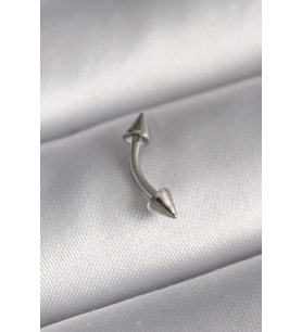 316L Çelik Gümüş Renk Çivi Model Piercing