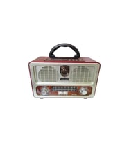 111BT Şarjlı Bluetootlu-Kumandalı USB/SD Nostaljik Radyo Meier